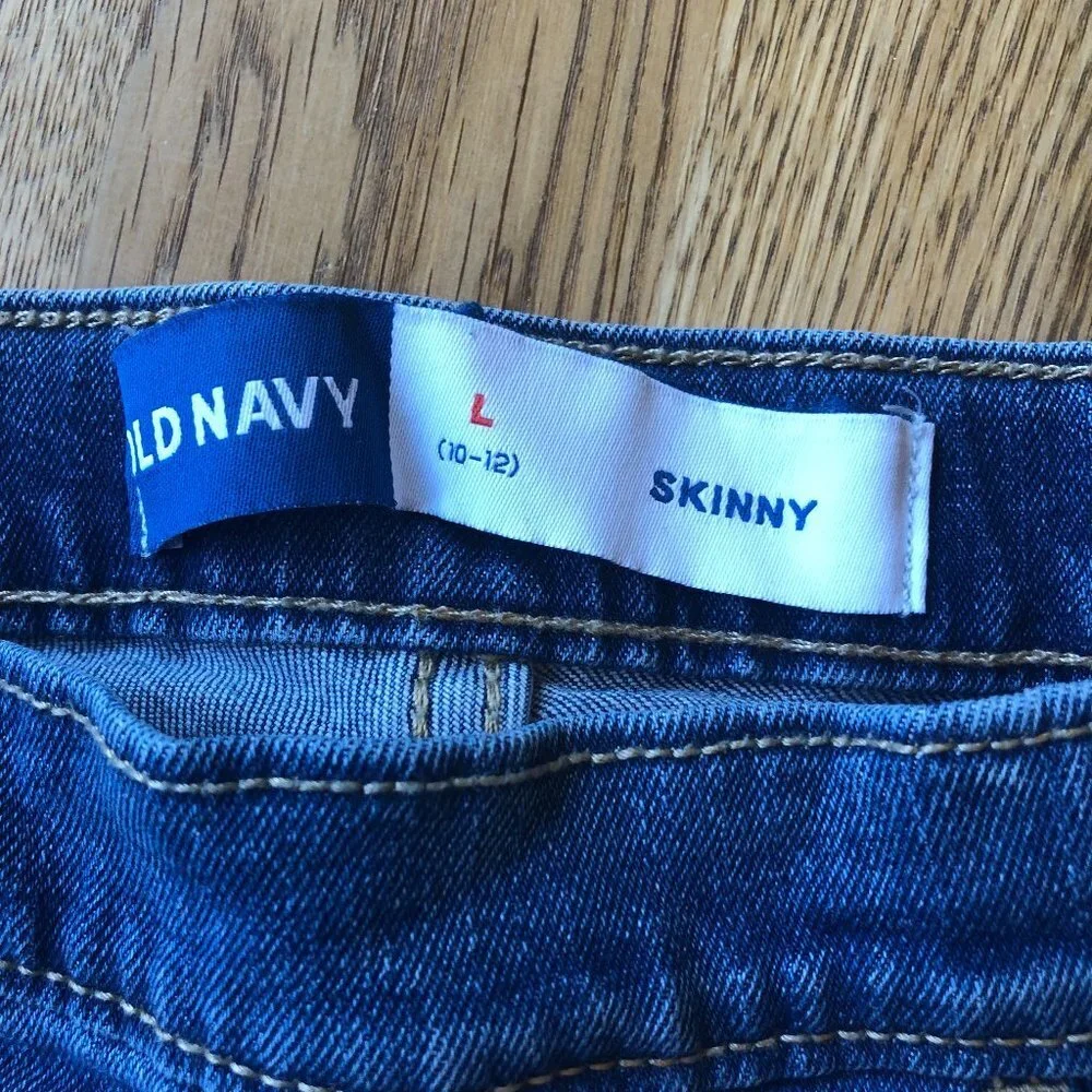 Old Navy Kids Pull On Skinny Jeans Size Large (10-12)